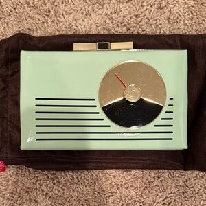Kate Spade Radio clutch, Mint Green